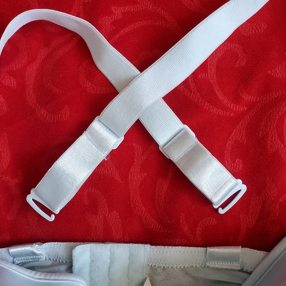 42DDD - Addition-Elle Blue Underwire Bra w/ Lace Mesh - Convertible Strap - EUC - Picture 4 of 10